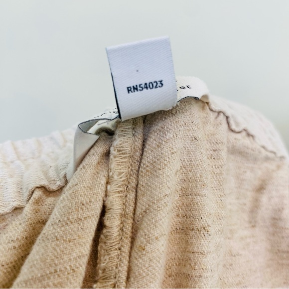 Banana Republic Linen-Blend High-Rise Pants Size Large - Picture 4 of 12